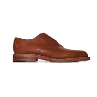 Oak Street Bootmakers - Dress Shoes - Cognac Double Sole Plain Toe Blucher 2.6.16