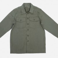 3Sixteen_Categories_Casual Button-Down Shirts_Images_Fatigue Overshirt Olive Herringbone Twill 4.14.15