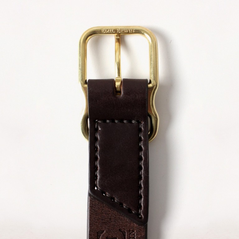 Imogene + Willie - Belts and Suspenders - brown emil erwin signature belt3 1.23.16