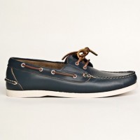 Oak Street Bootmakers - Casual Shoes - Navy Boat Shoe 1.26.15