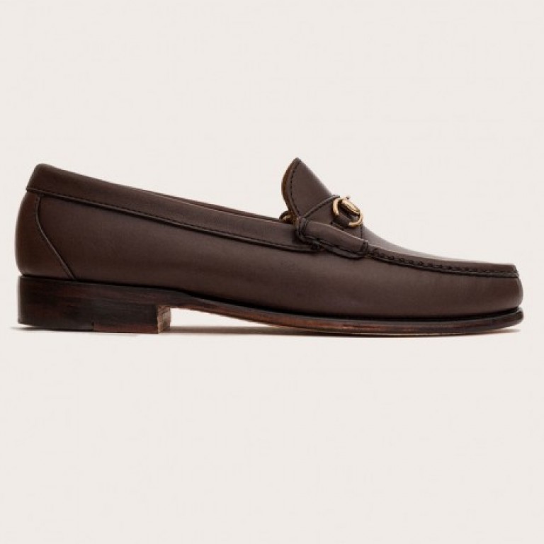 Oak Street Bootmakers - Dress Shoes - Brown Calfskin Bit Loafer 1.26.16