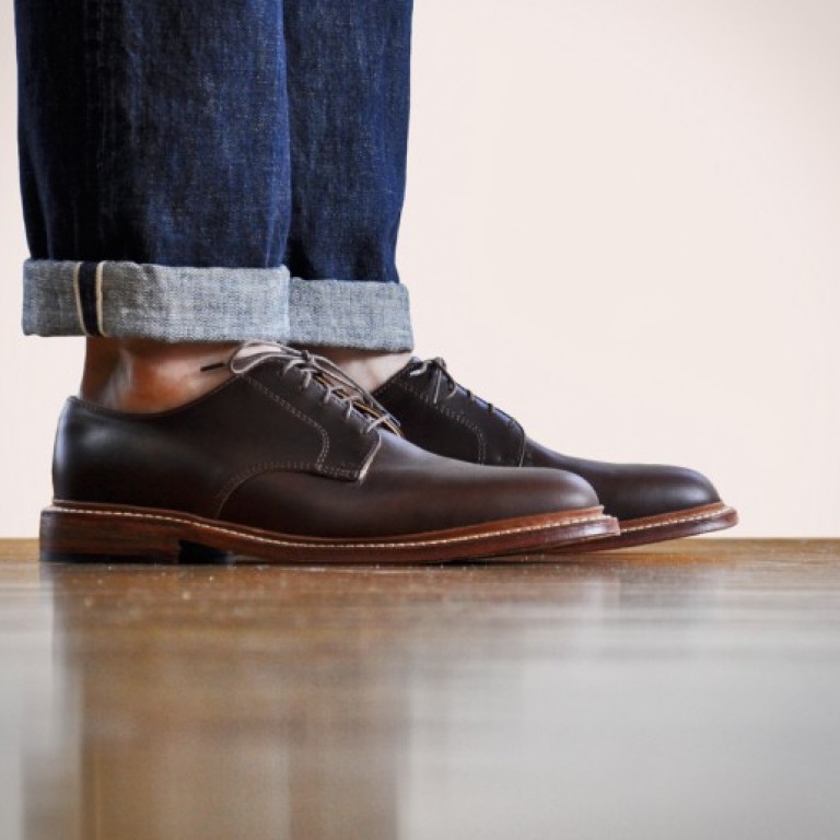 Oak Street Bootmakers - Dress Shoes - Brown Plain Toe Blucher 1.26.16