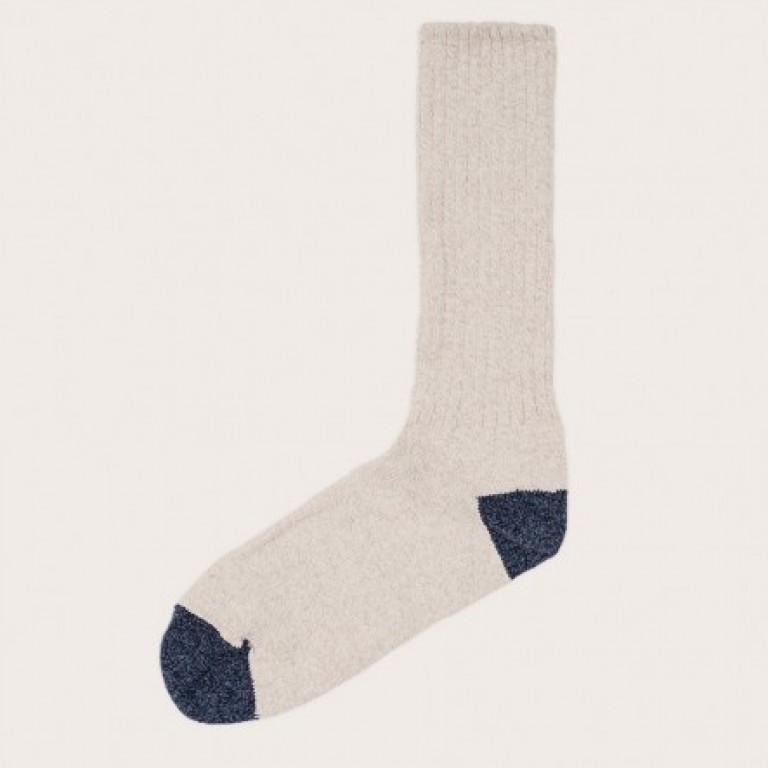 Oak Street Bootmakers - Underwear and Socks - Oat Indigo Trail Sock 1.26.16