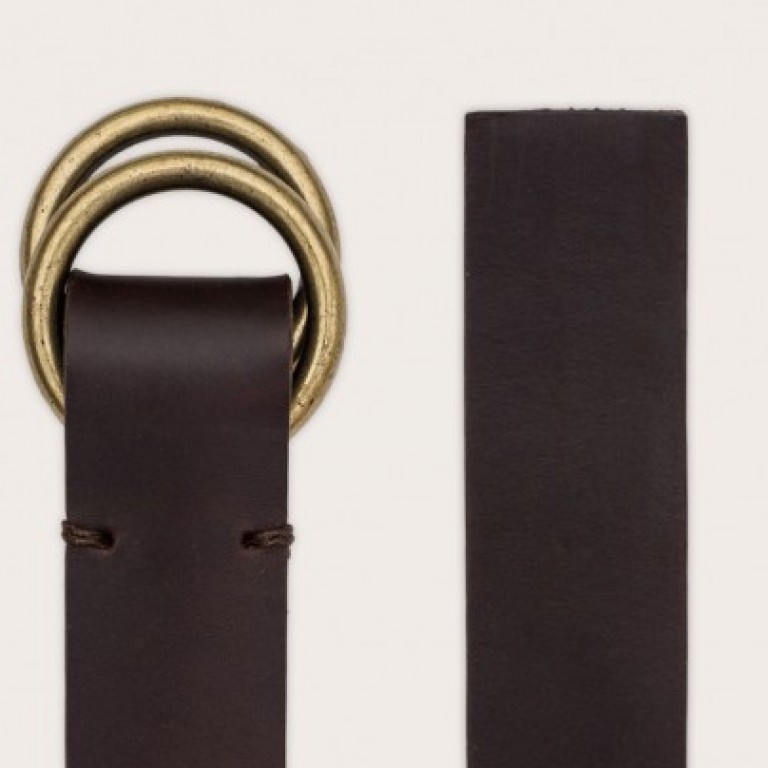 Oak Street Bootmakers_Categories_Belts and Suspenders_Images_brown ring belt 4.19.15