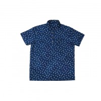 3sixteen - Casual Button-Down Shirts - Short Sleeve Popover Indigo Floral