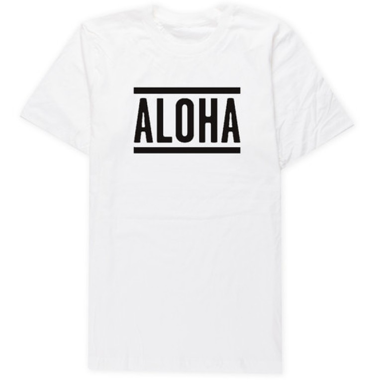 Aloha Sunday - T-Shirts - Lines White