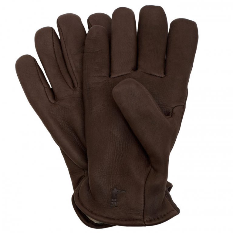 Ball and Buck - Gloves - Deeskin-Leather-Gloves-Pile-Lined-Brown