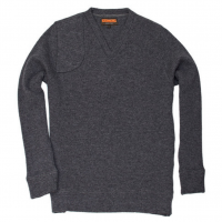 Ball and Buck - Sweaters -The-Merino-V-Neck-Pullover-Charcoal