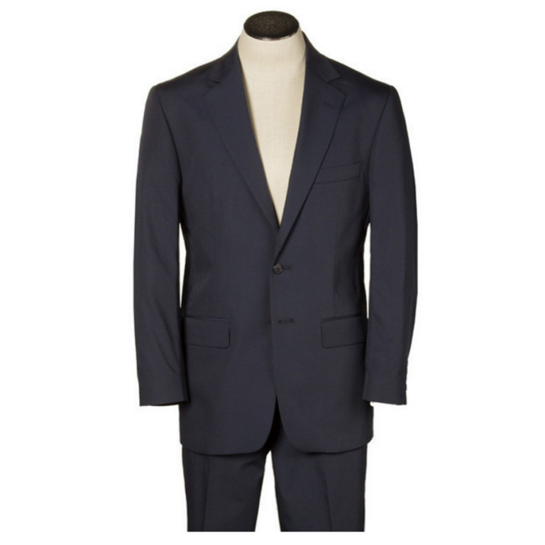 Hardwick - Suits and Sportcoats - Doyle Navy Two-Button Poplin Suit