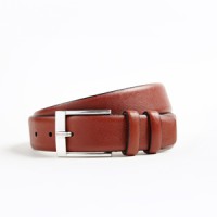 Hickey Freeman_Categories_Belts and Suspenders_Images_saffiano grain calfskin belt brown