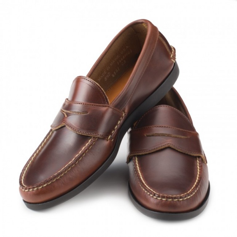 rancourt and company brown pinch penny loafers