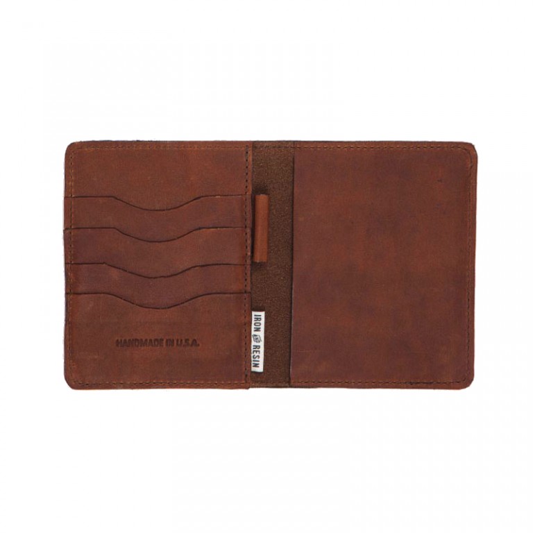Iron and Resin - Bags and Wallets - Vagabond Wallet Brown