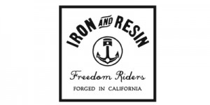 Iron and Resin Rectangle Logo 2