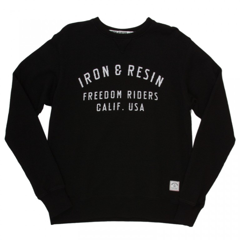 Iron and Resin - Sweaters - Iron and Resin MC Crew Fleece Black