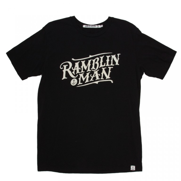 Iron and Resin - T-Shirts - Ramblin Man T-Shirt Black