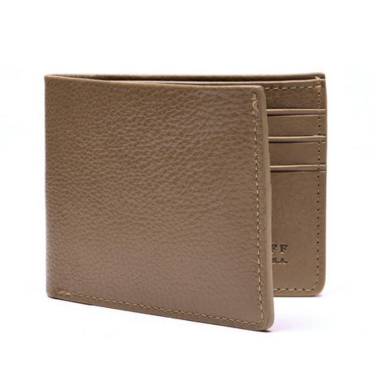 Lotuff - Bags and Wallets -Leather Bifold Wallet Clay