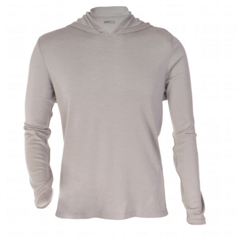 OLIVERS - Athletic - Merino Hooded Pullover Frost