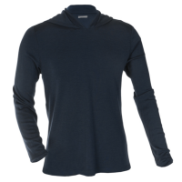OLIVERS - Athletic - Merino Hooded Pullover Navy
