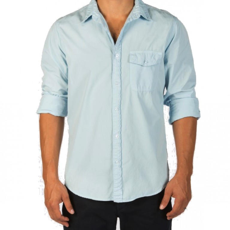 Save Khaki United - Casual Button-Down Shirts - L-S Poplin Work Shirt