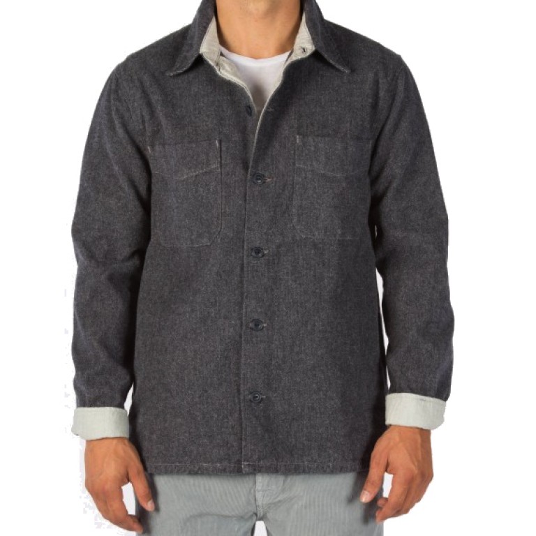 Save Khaki United - Coats and Jackets - Herringbone CPO Jacket