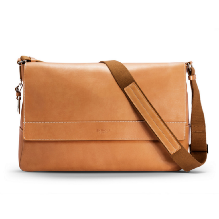 Shinola - Wallets and Bags - East West Messenger Tan