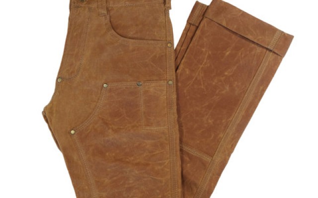 red clouds collective brush brown gn 01 waxed canvas fitted work pants
