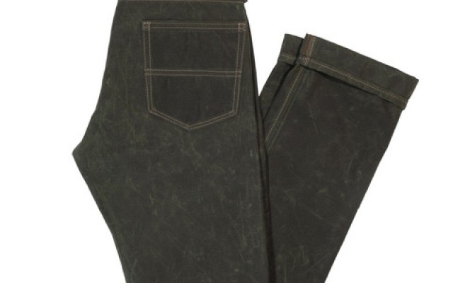 red clouds collective gn 04 olive waxed canvas work pants