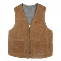 red clouds collective brush brown reversible vest