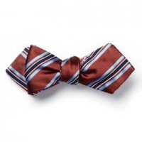 allen edmonds stripe bow tie by carrot & gibbs