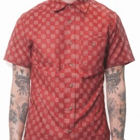 3Sixteen_Categories_Casual Button-Down Shirts_Images_Short Sleeve Workshirt Red Ise 4.14.15