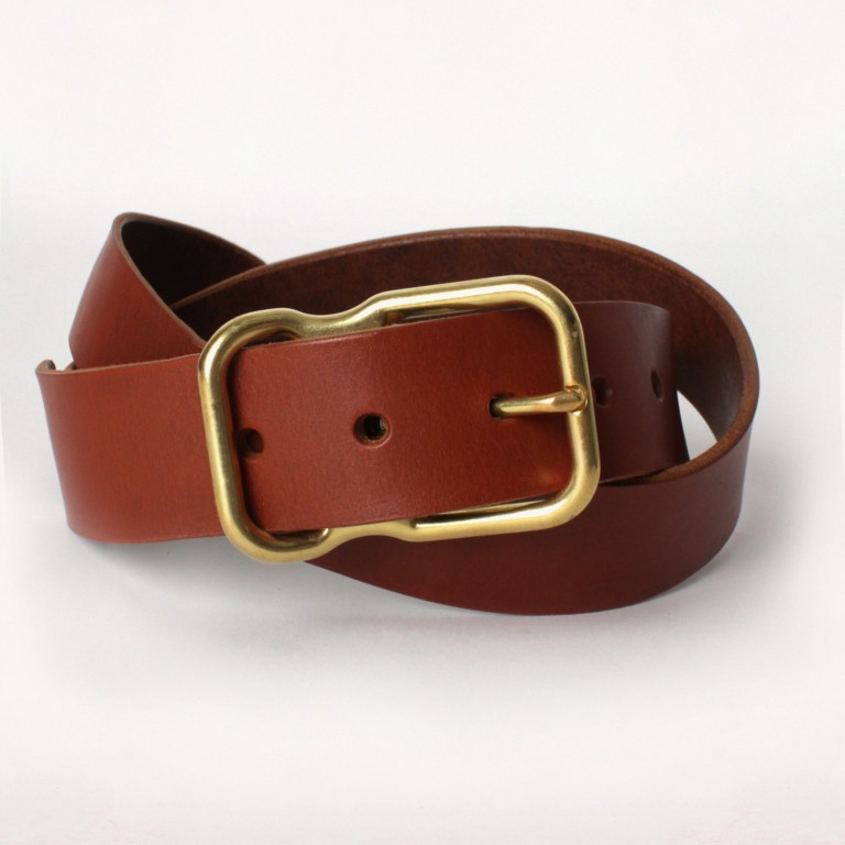 Imogene + Willie - Belts and Suspenders - chestnut emil erwin signature belt2 1.23.16