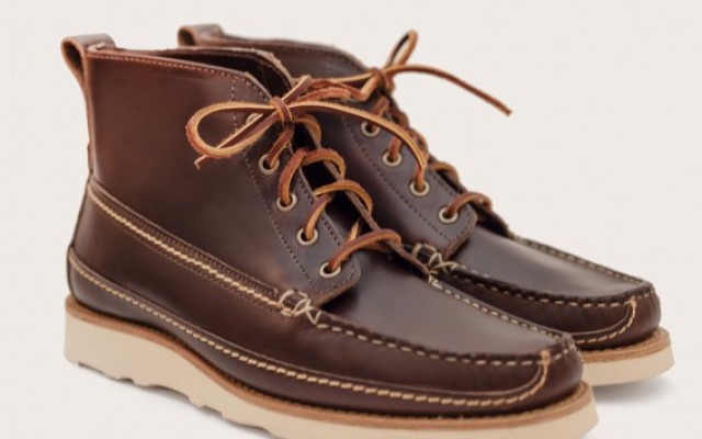 Oak Street Bootmakers - Boots - Brown Vibram Sole Camp Boot 1.26.16