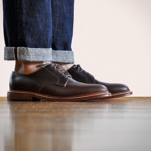 Oak Street Bootmakers – Dress Shoes – Brown Plain Toe Blucher | Evolved ...