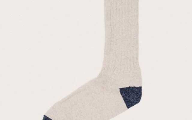 Oak Street Bootmakers - Underwear and Socks - Oat Indigo Trail Sock 1.26.16