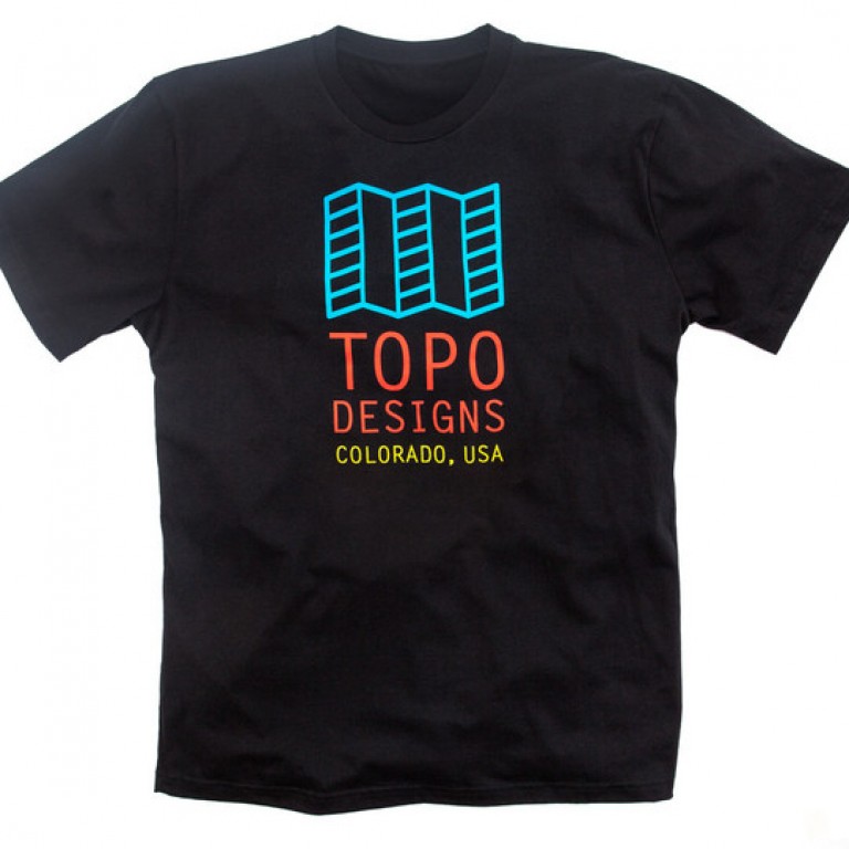 Topo Designs - T-Shirts - Original Logo Tee - Black - 5.18.15