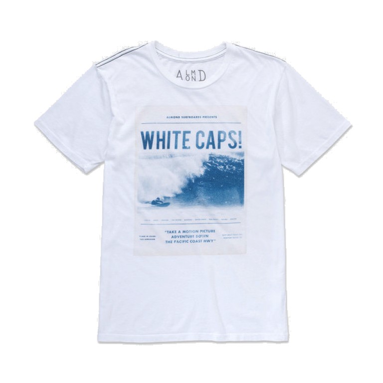 Almond Surfboards - T-Shirts - Surf Premier T-Shirt White