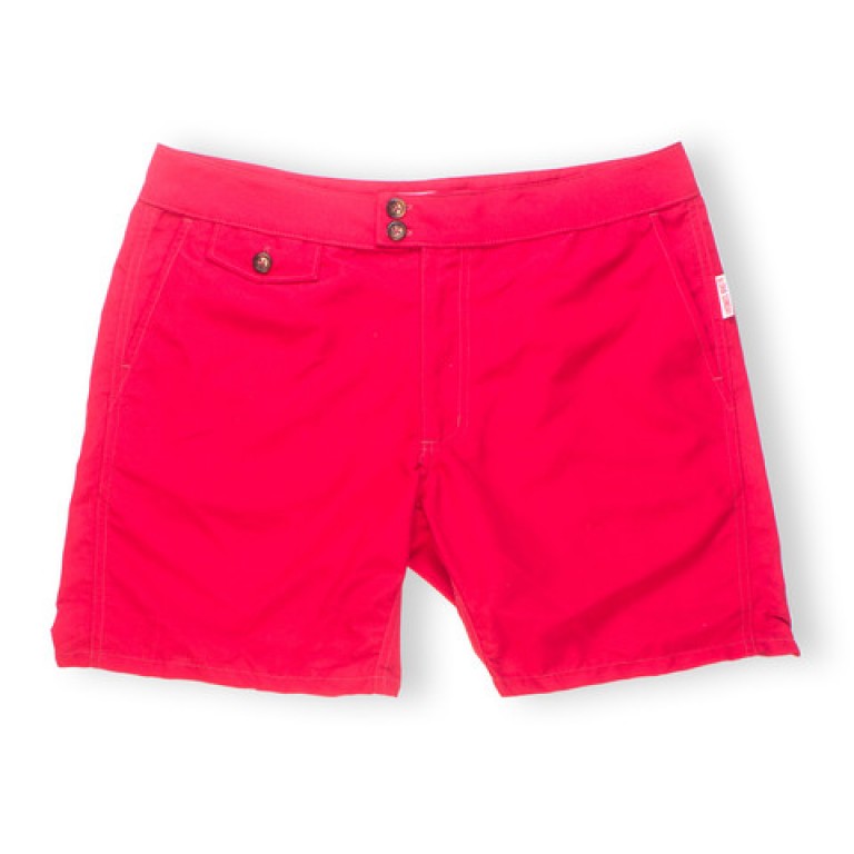 Aloha Sunday - Swimwear - Lanikai 16in True Red Swim Shorts