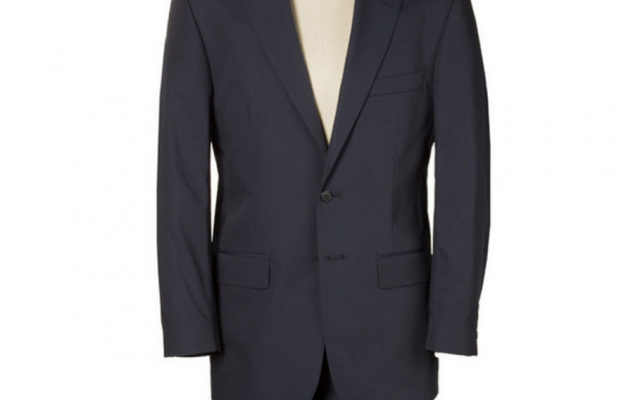 Hardwick - Suits and Sportcoats - Doyle Navy Two-Button Poplin Suit