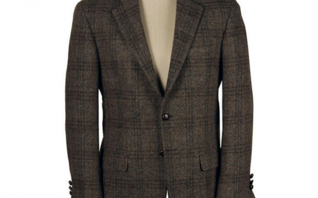 Hardwick - Suits and Sportcoats - Harris Tweed Grey Plaid Sport Coat