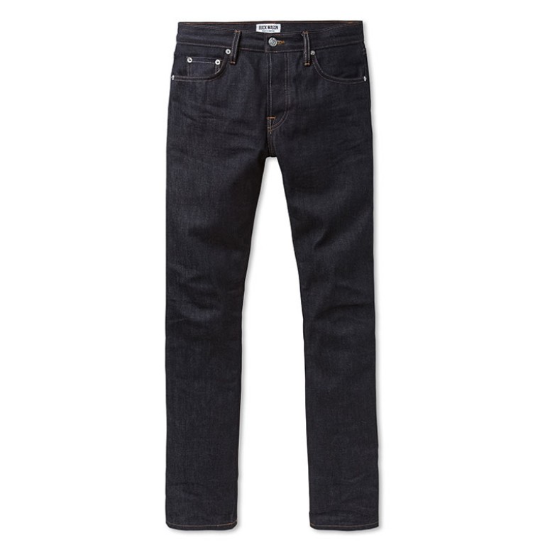 buck mason denim standard fit jeans