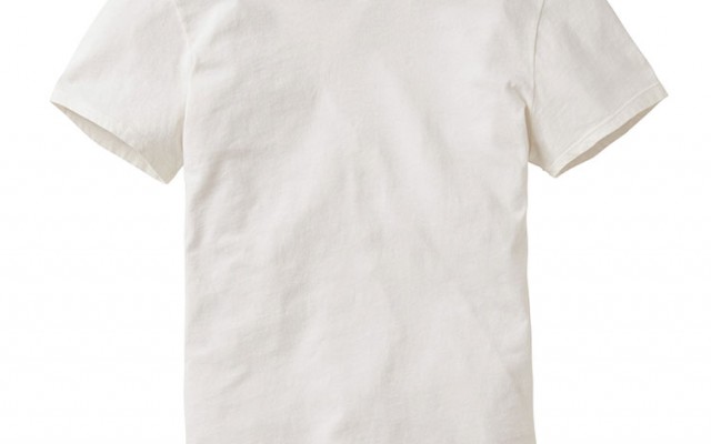 buck mason fog crew neck slub t shirt