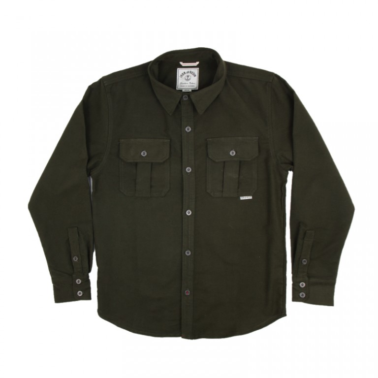 Iron and Resin - Casual Button-Down Shirts - INR Hawkins Shirt Moss