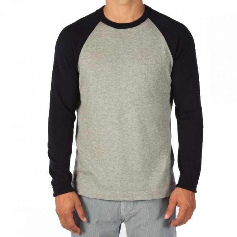 Save Khaki United - Sweaters - L-S Color Block Sweater