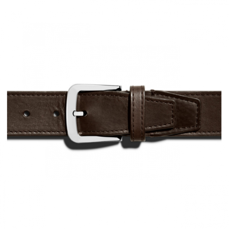 Shinola - Suspenders and Belts - 2 Tack Single Keeper Belt Brown