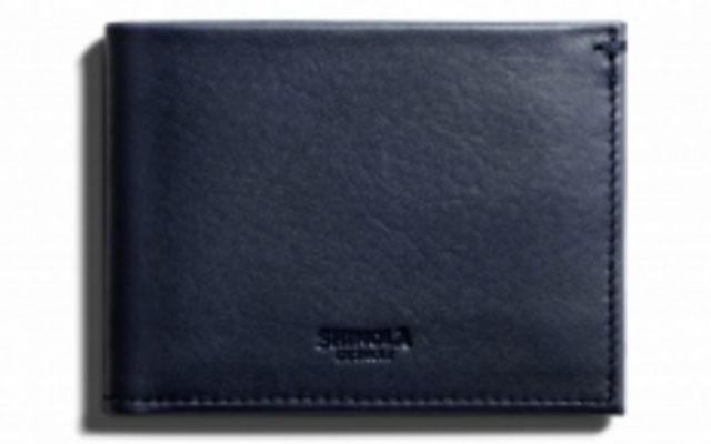 Shinola - Wallets and Bags - Slim Bifold Wallet Navy