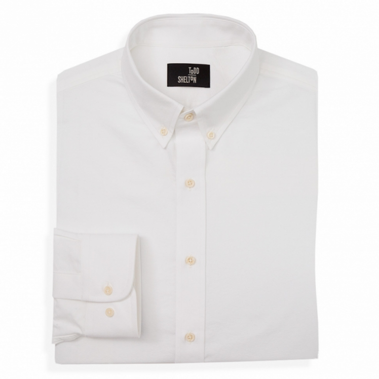 Todd Shelton - Dress Shirts - Classic Oxford Shirt White