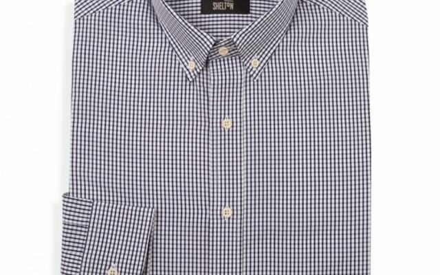 Todd Shelton - Dress Shirts - Poplin Shirt Navy Check