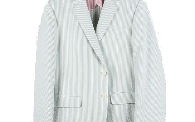 Haspel - Suits and Sport Coats - Gravier Sportcoat Green Seersucker