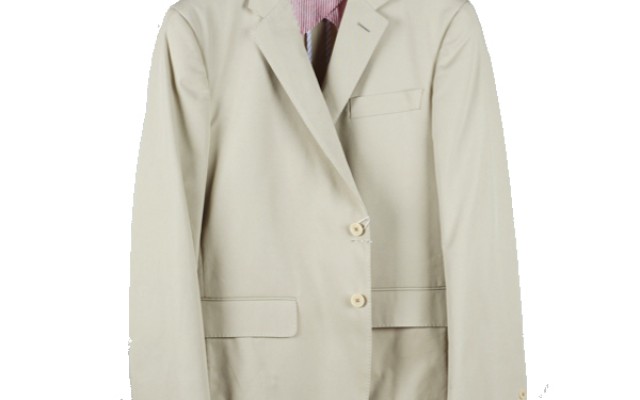 Haspel - Suits and Sport Coats - Gravier Sportcoat Tan Cotton Twill