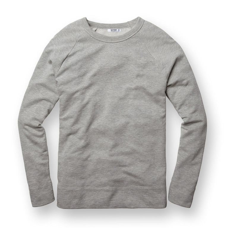 Buck Mason - Sweatshirts - Raglan Sweatshirt Heather Grey